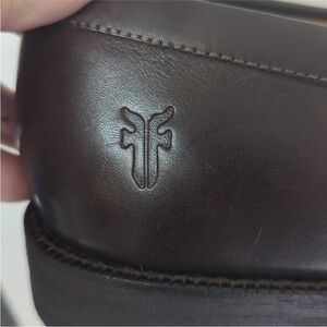 Frye brown leather Aiden slip on Penny Loafer mens dress shoes sz 9.5M